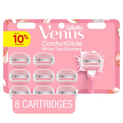 Venus Comfort Glide White Tea Women Razor Blade Refills 8ct - Missing Box