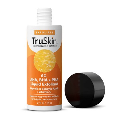 TruSkin Liquid Exfoliant with Vitamin C 4.2 fl oz - New