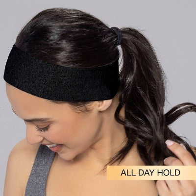 Scunci by Conair No Damage Stretch Fabric Headbands Black 5pcs - New