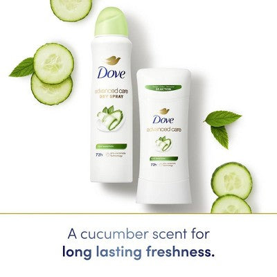 Dove Beauty Advanced Care Cool Essentials 72-Hour Women& Antiperspirant & Deodorant 2.6oz/2pk - New