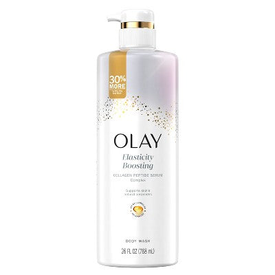 Olay Cleansing Firming Body Wash with Vitamin B3 and Collagen Scented 26 fl oz - Imperfect Container