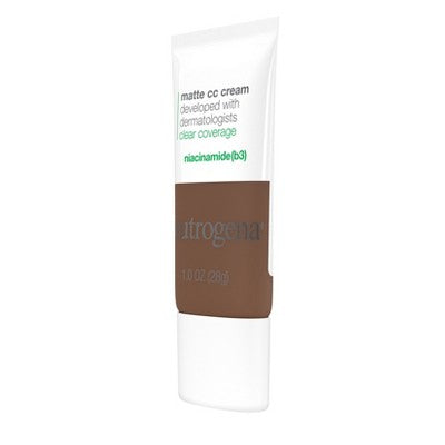 Neutrogena Clear Coverage Flawless Matte Color Correcting Cream, Full-Coverage 9.5 Truffle - New