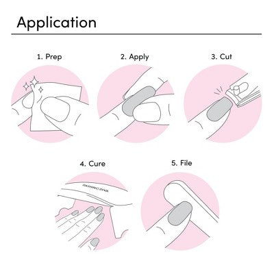 Dashing Diva Glaze Semi-Cured Gel Nail Polish Strips Unicorn Glaze 32ct - New