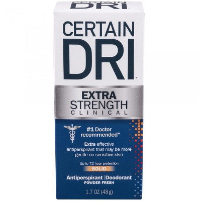 Certain Dri Extra Strength Solid Antiperspirant Powder Fresh 1.7 oz