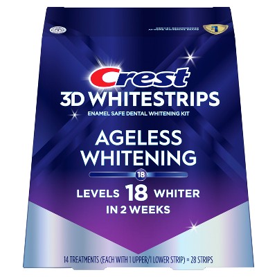 Crest 3D Whitestrips Ageless Whitening Whitening Kit 14ct - Imperfect Box