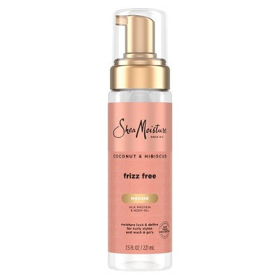 SheaMoisture Coconut and Hibiscus Frizz-Free Curl Mousse 7.5 fl oz - New
