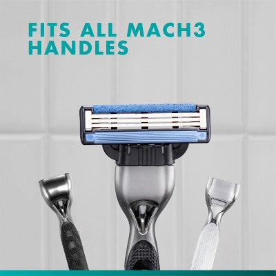 Gillette Mach3 Men's Razor Blade Refills 4ct - Imperfect Box