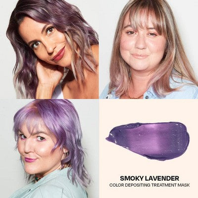 Overtone Smoky Lavender Hair Mask Semi-Permanent Hair Dye & Color Conditioner - New