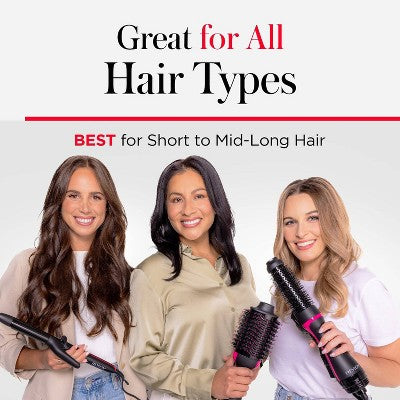 Revlon One-Step Volumizer PLUS Hair Dryer and Hot Air Brush Black - Imperfect Box