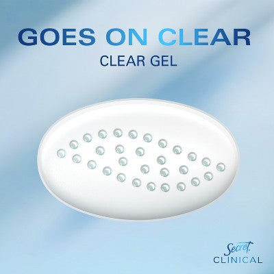 Secret Clinical Strength Clear Gel Antiperspirant & Deodorant for Women 2.6oz - Imperfect Box