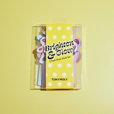 TONYMOLY Brighten & Glow Sheet Mask Set - New