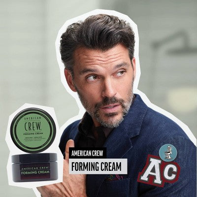 American Crew Men's Medium Hold and Medium Shine Forming Gel Cream 3oz - Imperfect Container