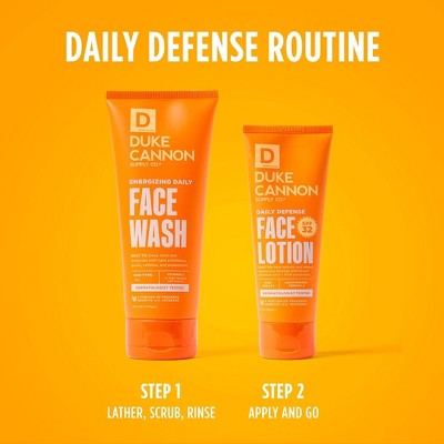 Duke Cannon Energizing Daily Face Wash 6 fl. oz - Imperfect Container
