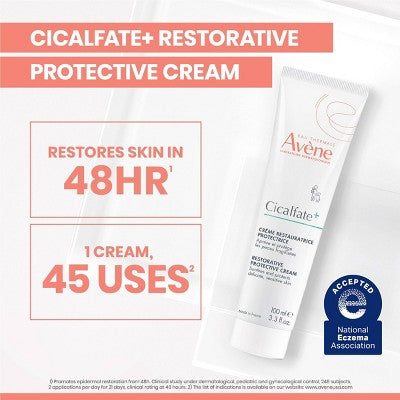 Avene Cicalfate+ Restorative Protective Skin Barrier Face Cream 1.3 fl oz - Imperfect Box