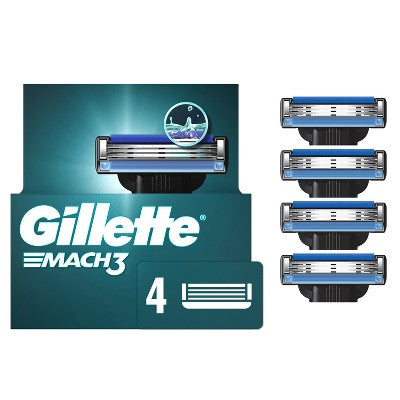Gillette Mach3 Men's Razor Blade Refills 4ct - Missing Box
