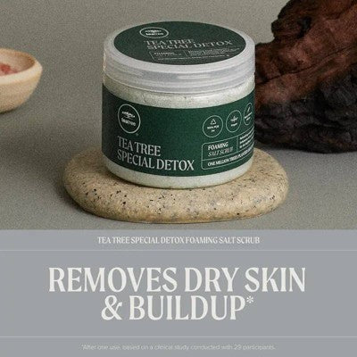 Tea Tree Special Detox Foaming Salt Hair Scrub 6.5oz - New