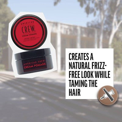American Crew Men's Light Hold and Low Shine Hair Styling Cream Pomade 3oz - New