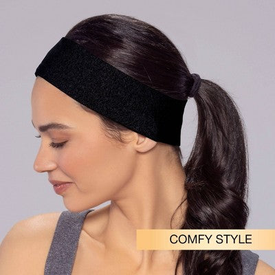 Scunci by Conair No Damage Stretch Fabric Headbands Black 5pcs - New