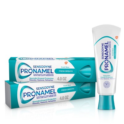 Sensodyne Pronamel Fresh Breath Toothpaste Fresh Wave 2pk /4oz - Imperfect Box