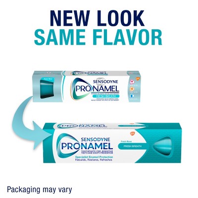 Sensodyne Pronamel Fresh Breath Toothpaste Fresh Wave 2pk /4oz - Imperfect Box