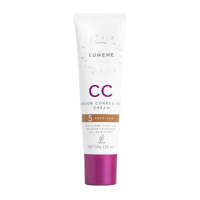 Lumene CC Color Correcting Cream 5 Deep Tan 1 fl oz - New