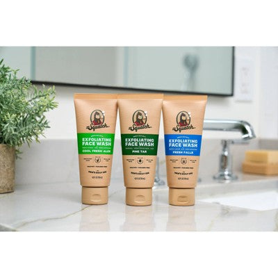 DR. SQUATCH Men's Natural Face Wash Fresh Falls 4oz - New