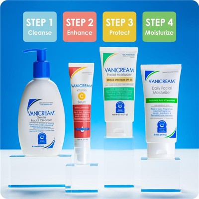 Vanicream Vitamin C Face Serum with Ceramides for Sensitive Skin 1.2 fl oz - Imperfect Box