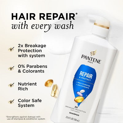 Pantene Pro-V Repair & Protect Shampoo 23.6 fl oz - New