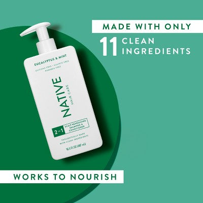 Native Eucalyptus & Mint Scalp Refreshing 2-in-1 16.5 fl oz - Imperfect Container