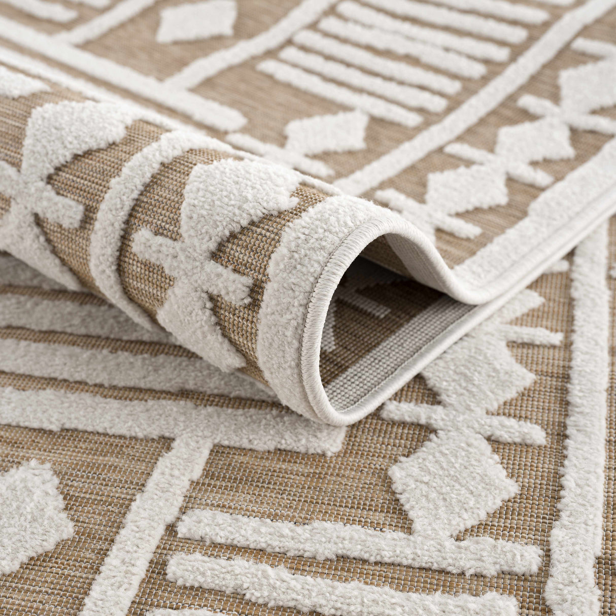 Jalaud 3D Outdoor Area Rug - Clearance