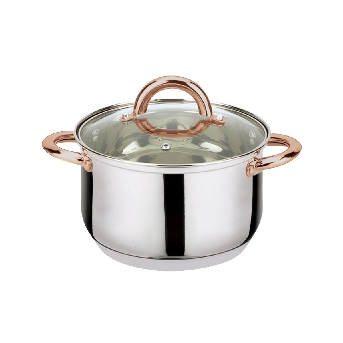 6 Piece Stainless Steel Casserole Set Pots and Lids