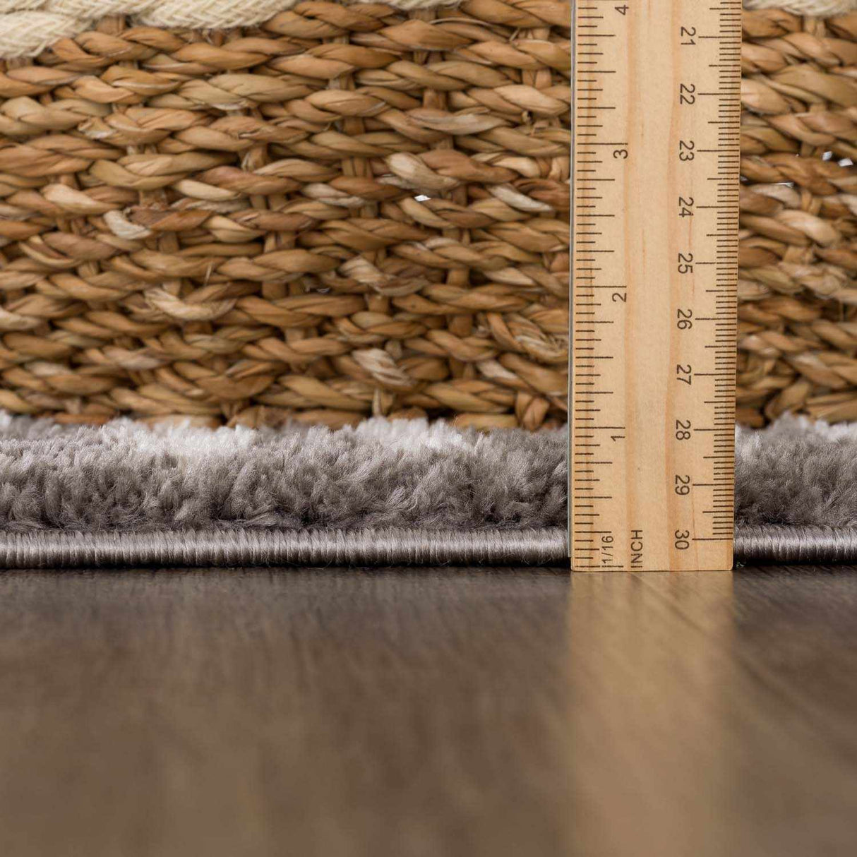 Allard Charcoal Washable Area Rug