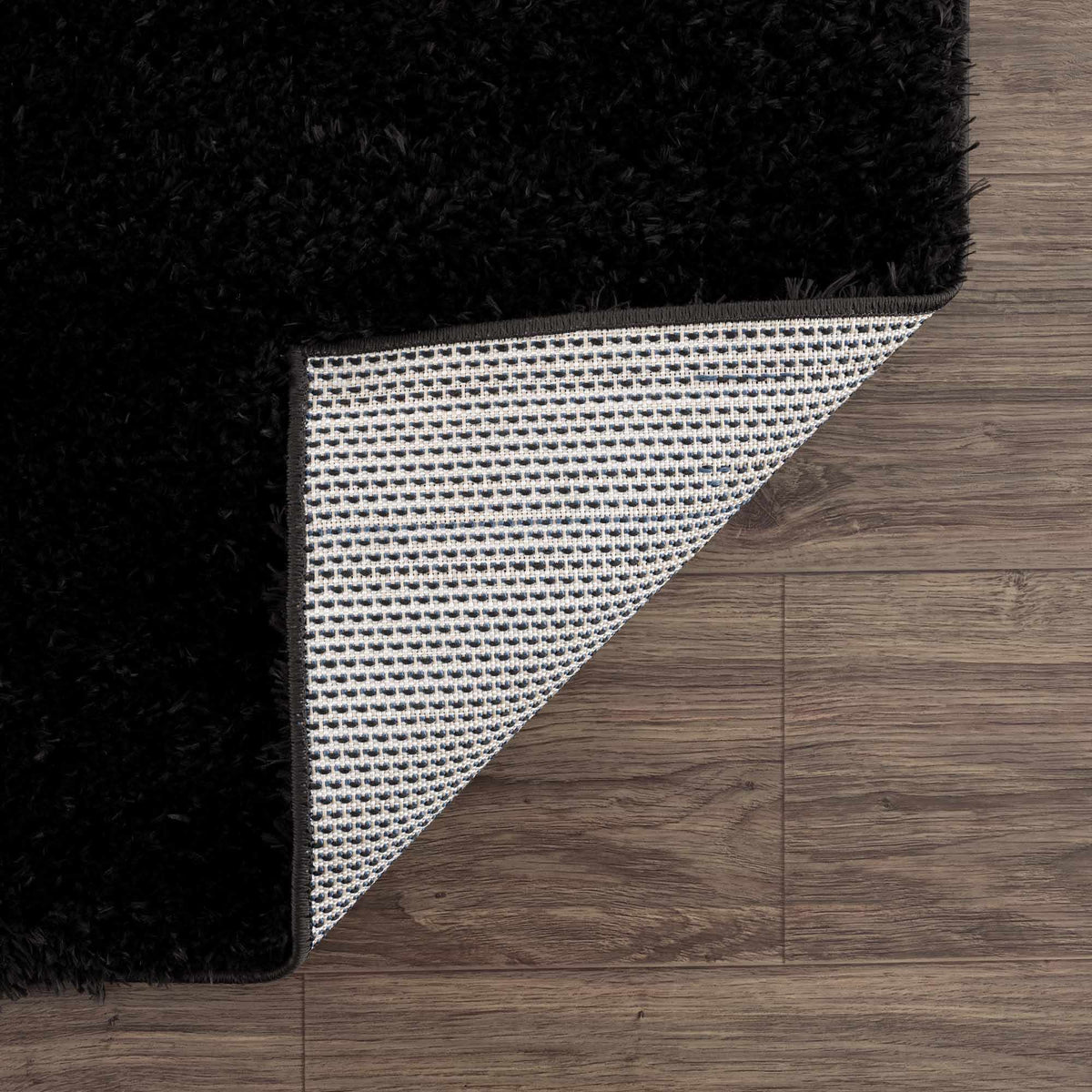 Boutique Rugs Faina Solid Black Shag Washable Area Rug - view 13
