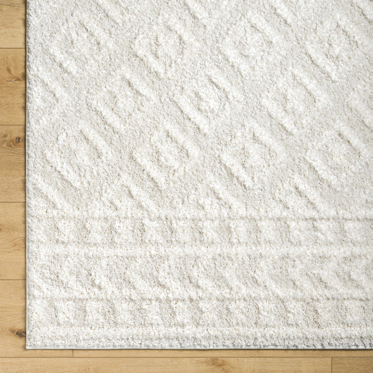Boutique Rugs Eivin Cream Diamonds Plush Rug - view 4