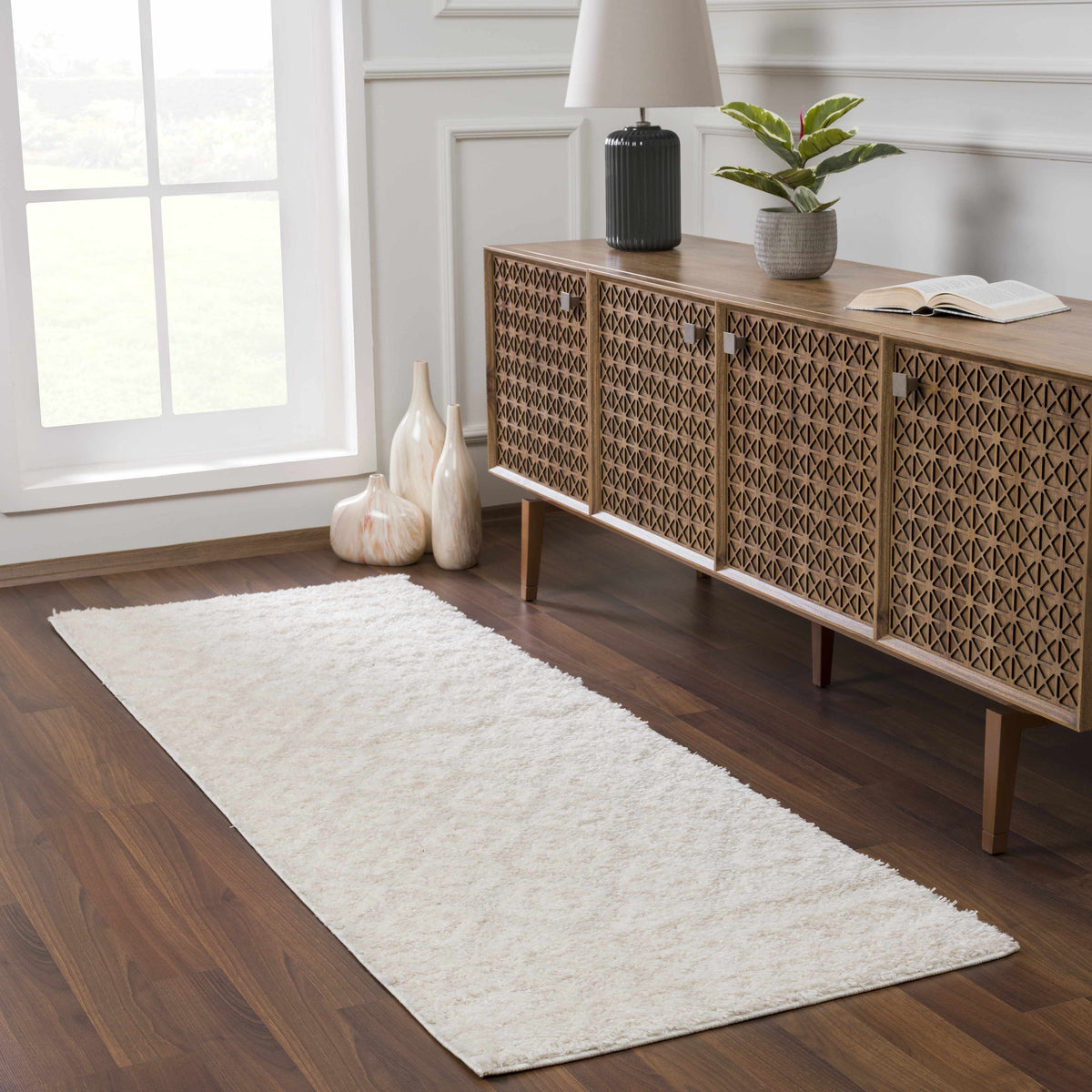 Boutique Rugs Eivin Cream Diamonds Plush Rug - view 20