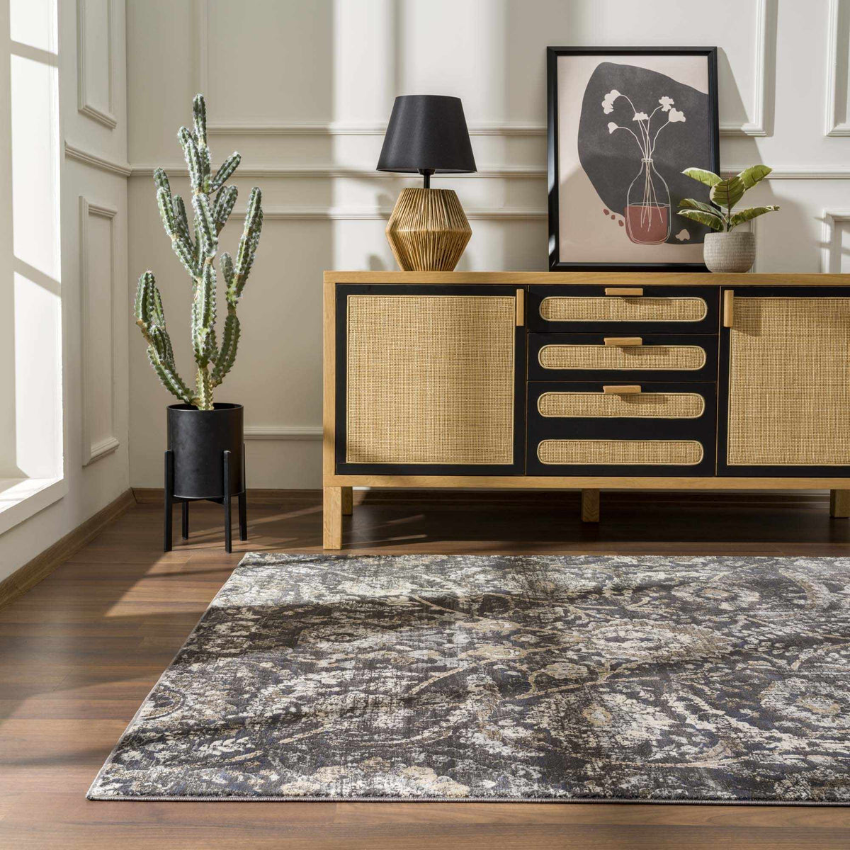 Boutique Rugs Georgiana Charcoal Area Rug - view 5