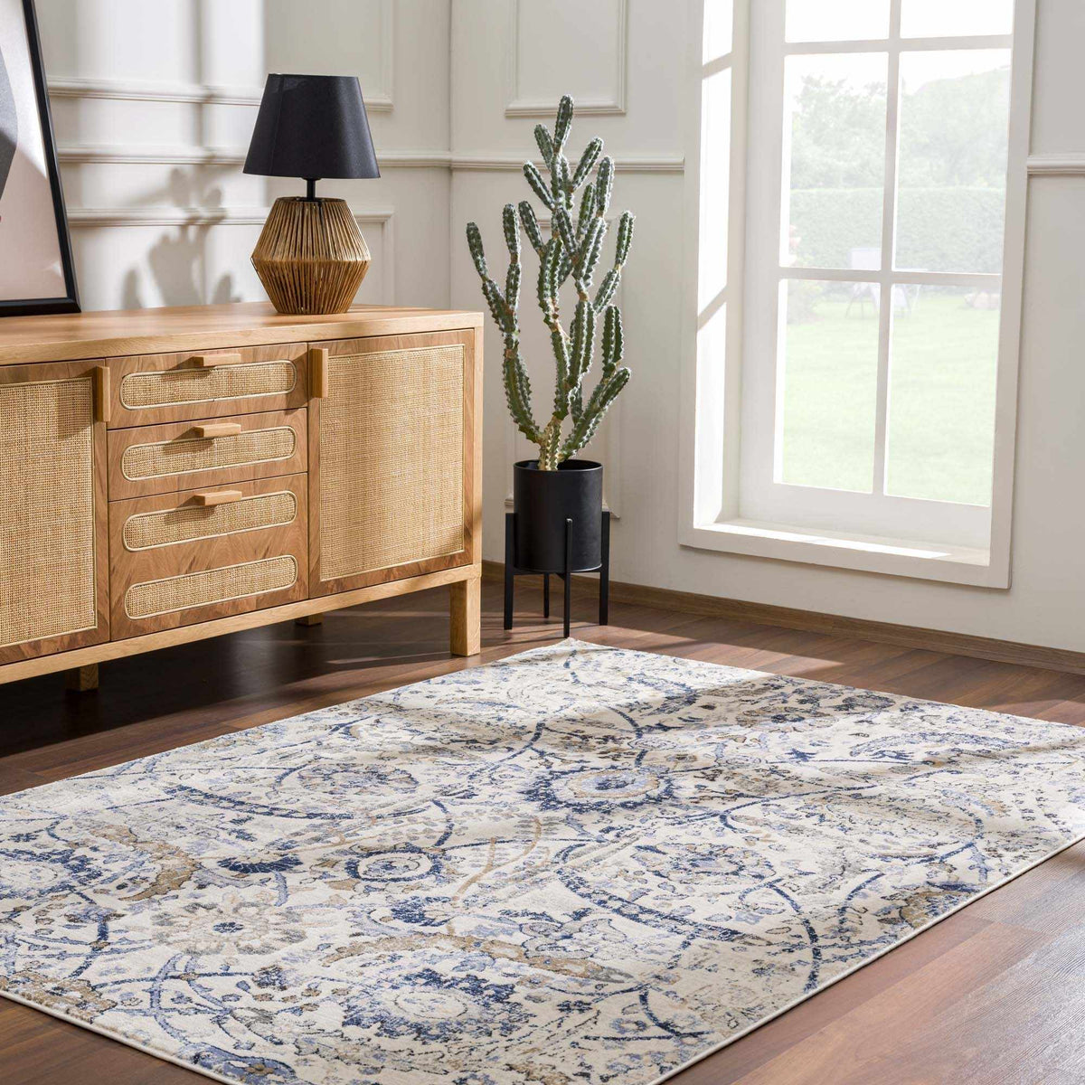 Boutique Rugs Georgiana Blue & Beige Oushak Rug - view 3