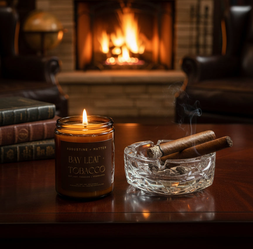 Bay Leaf + Tobacco 7oz Soy Candle