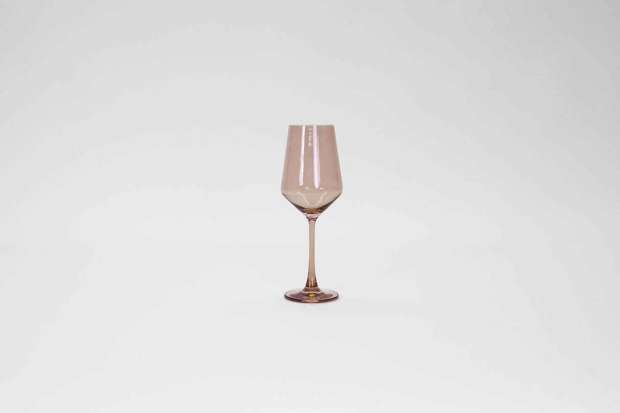 Brown Sugar - Stemless Colored Wine Glass