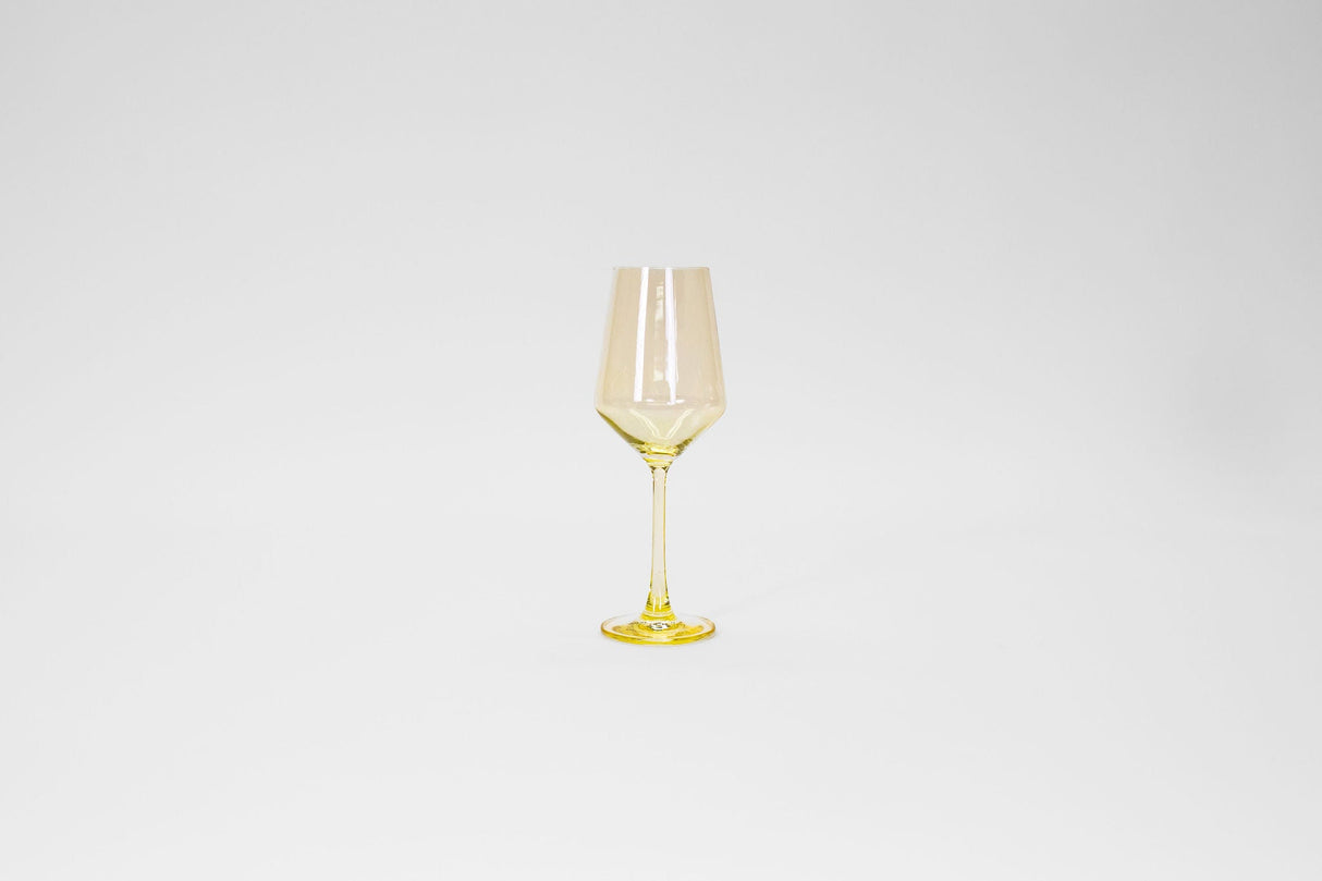 Lemon Drop Yellow- Stemless Colored Wine Glass
