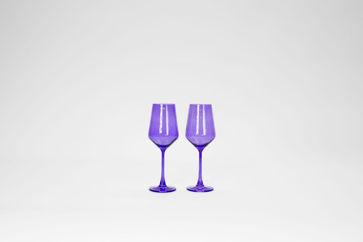 Veri Peri Purple - Stemless Colored Wine Glass