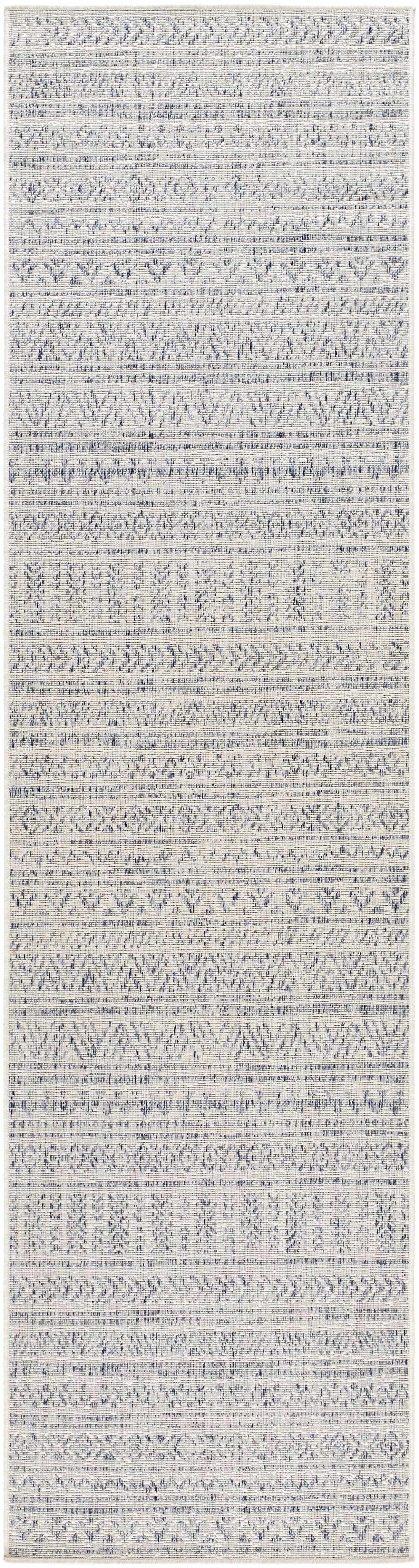 Novato Gray All Over Pattern Performance Rug