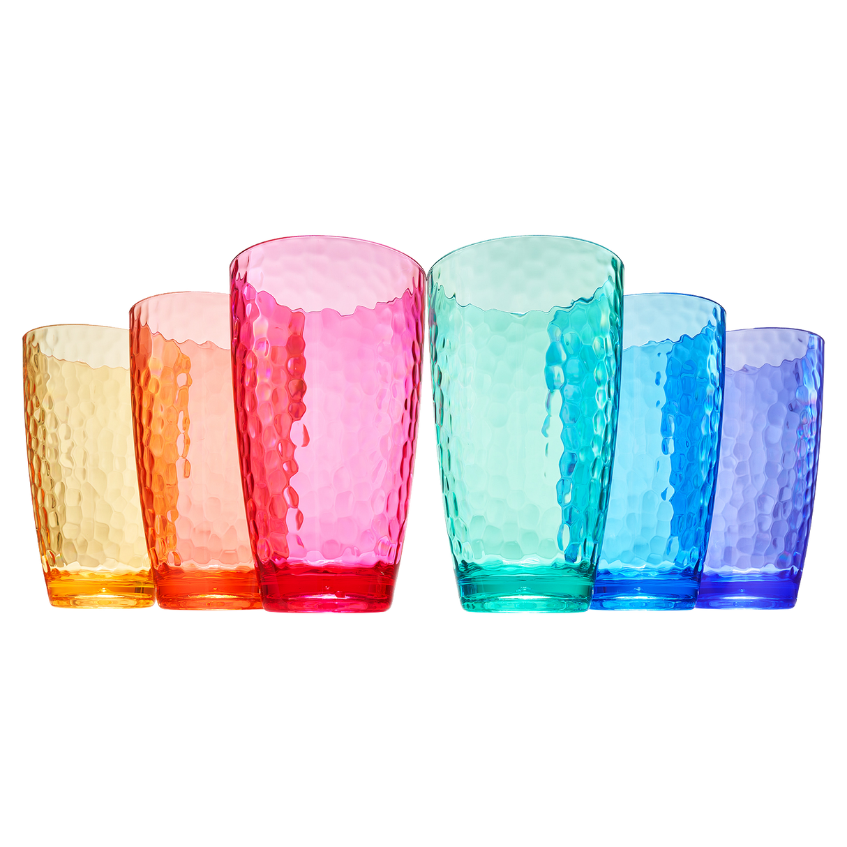 Madrid Acrylic Highball Glassware, Set of 6