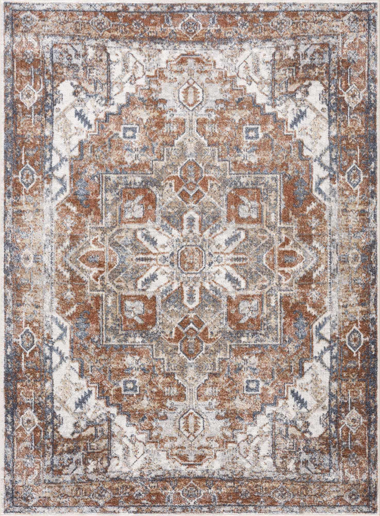 Boutique Rugs Rust Hera Washable Area Rug - view 12