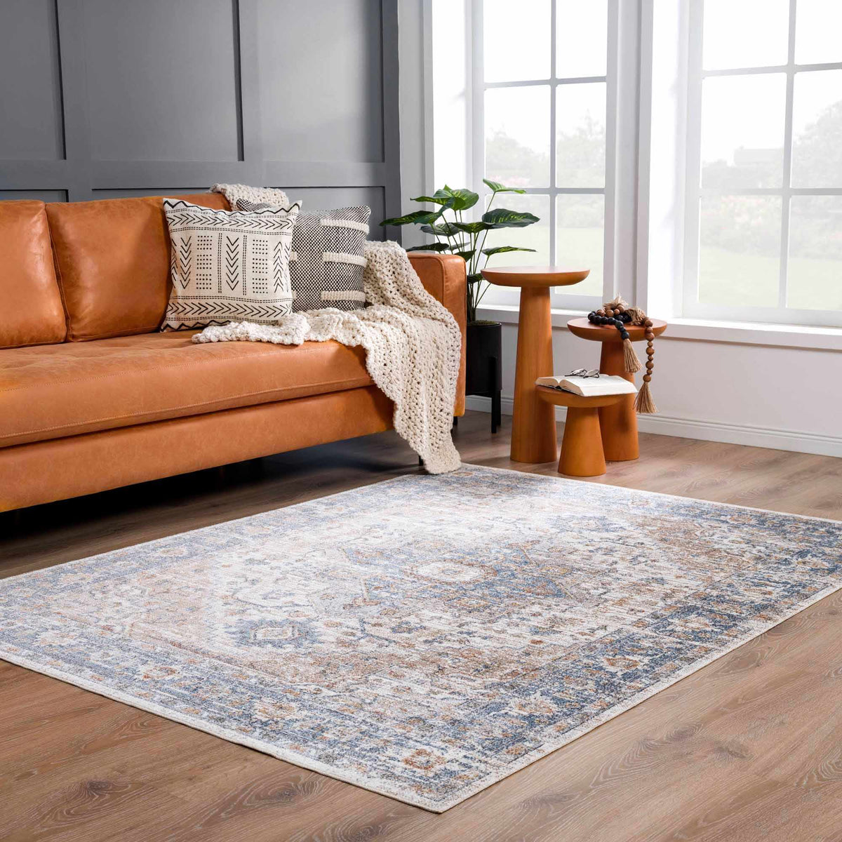 Boutique Rugs Ezri Cream Washable Area Rug - view 13