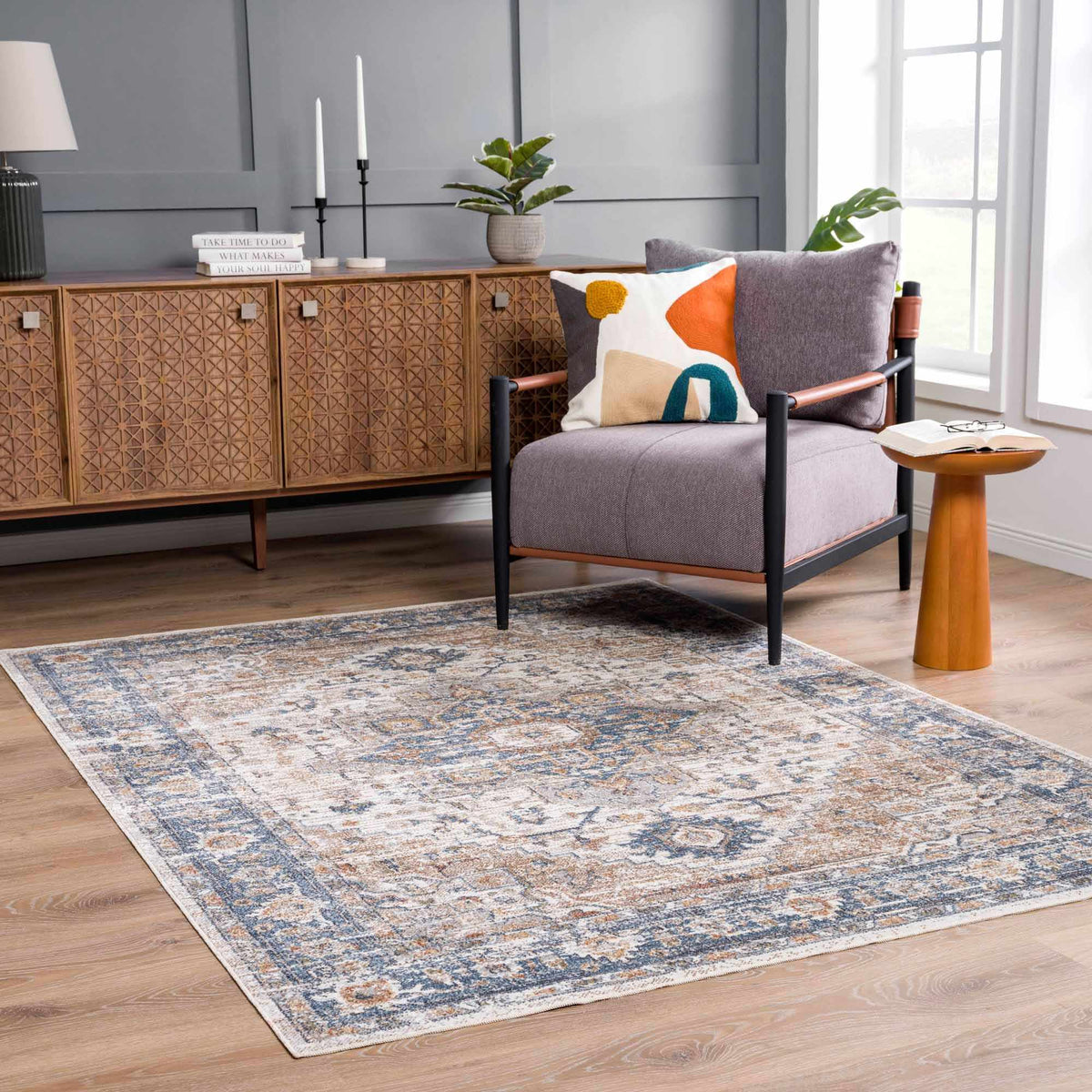 Boutique Rugs Ezri Cream Washable Area Rug - view 4