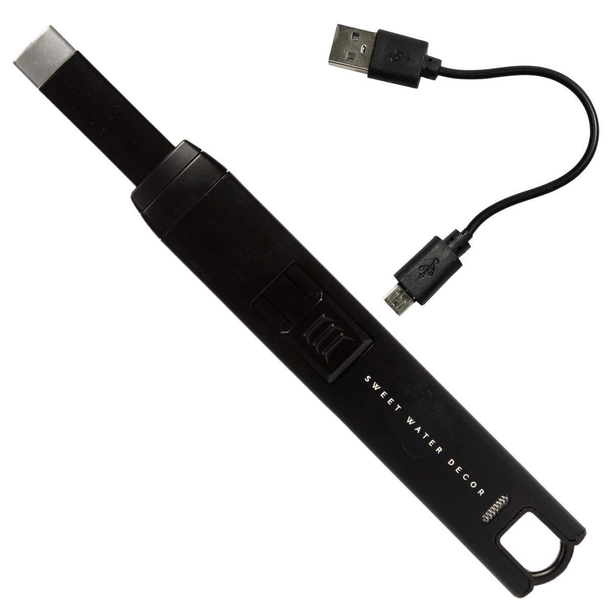 Black Large Electric Rechargeable Lighter