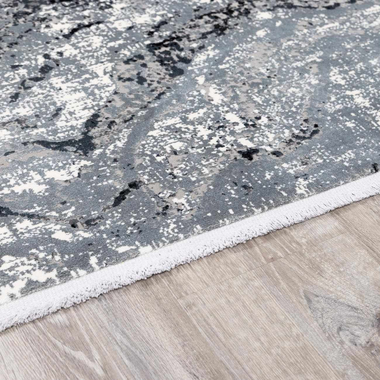 Littleport Luxury Fringed Faux Silk Rug - Clearance