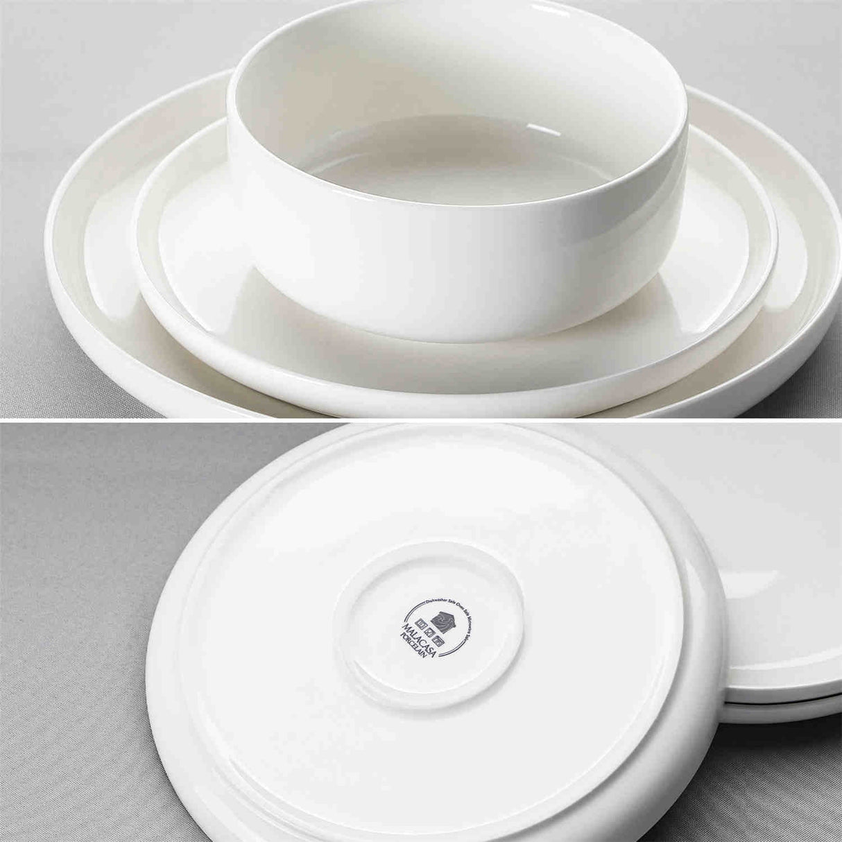 Luna 18 Piece Dinnerware Set