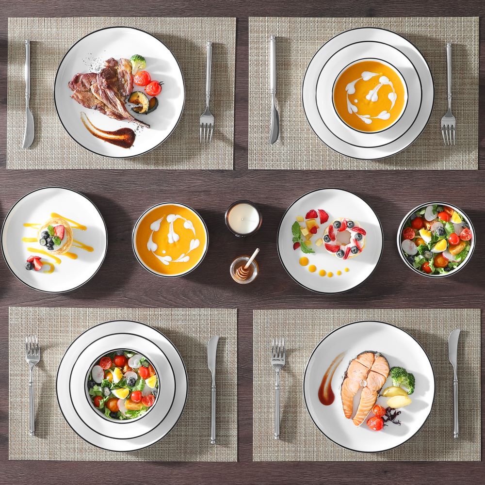 Luna 18 Piece Dinnerware Set for 6